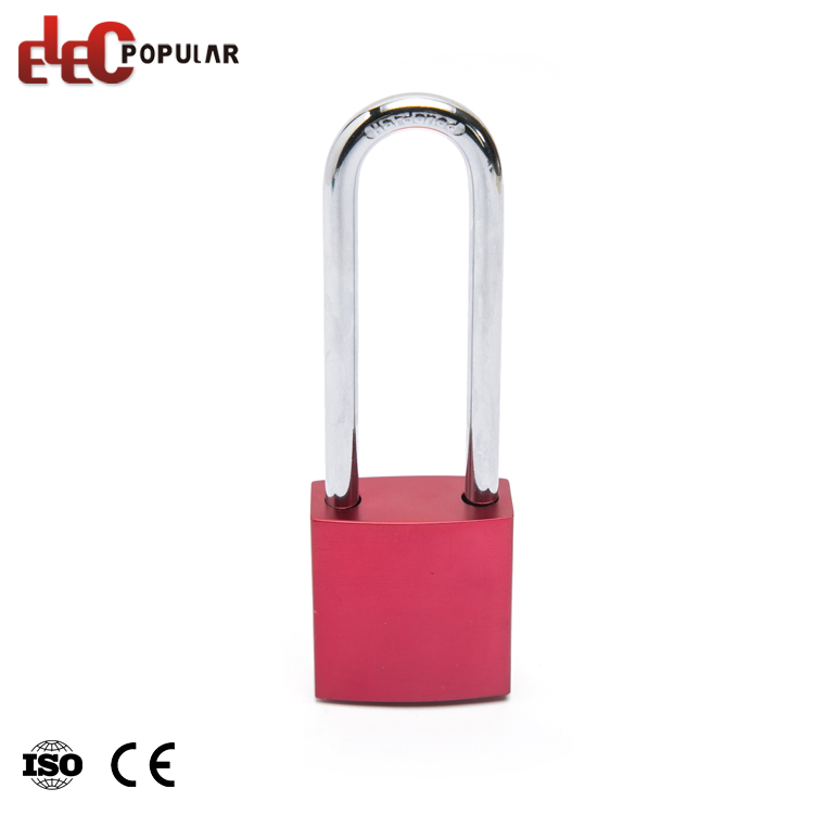 사용자 지정 빨간색 76mm 알루미늄 걸쇠 안전 잠금 자물쇠